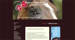 Desktop Screenshot of gabys-futternapf.de