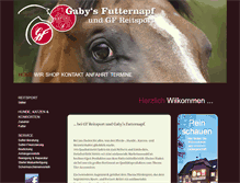 Tablet Screenshot of gabys-futternapf.de